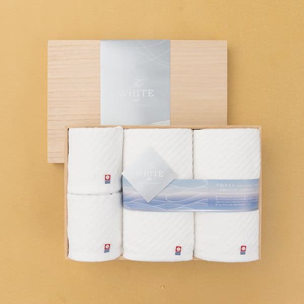 TheWHITE(ザホワイト)木箱入りタオルセット