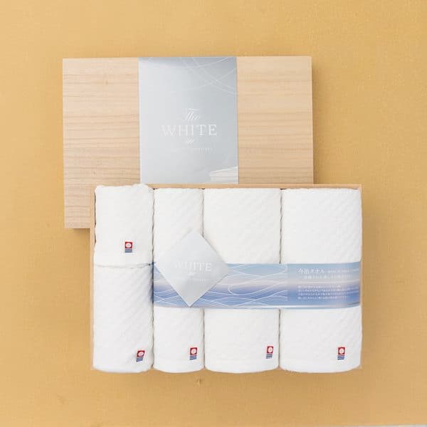 TheWHITE(ザホワイト)木箱入りタオルセット