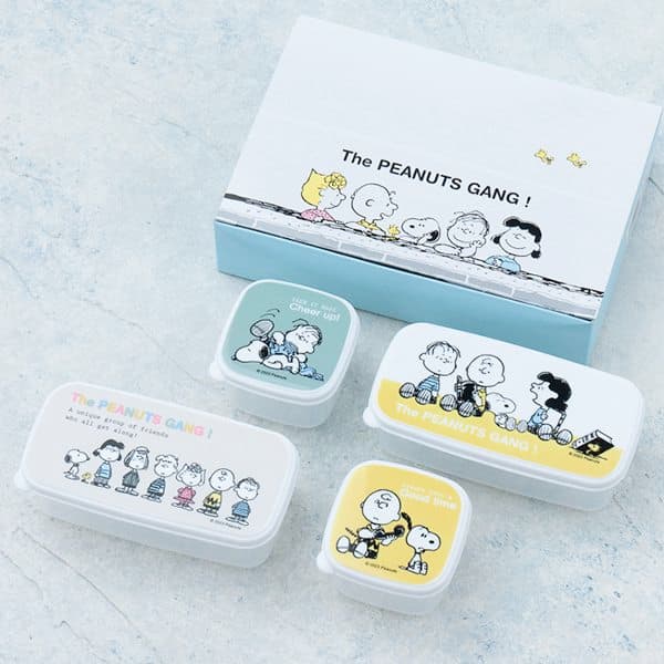 スヌーピーシール容器4点セット