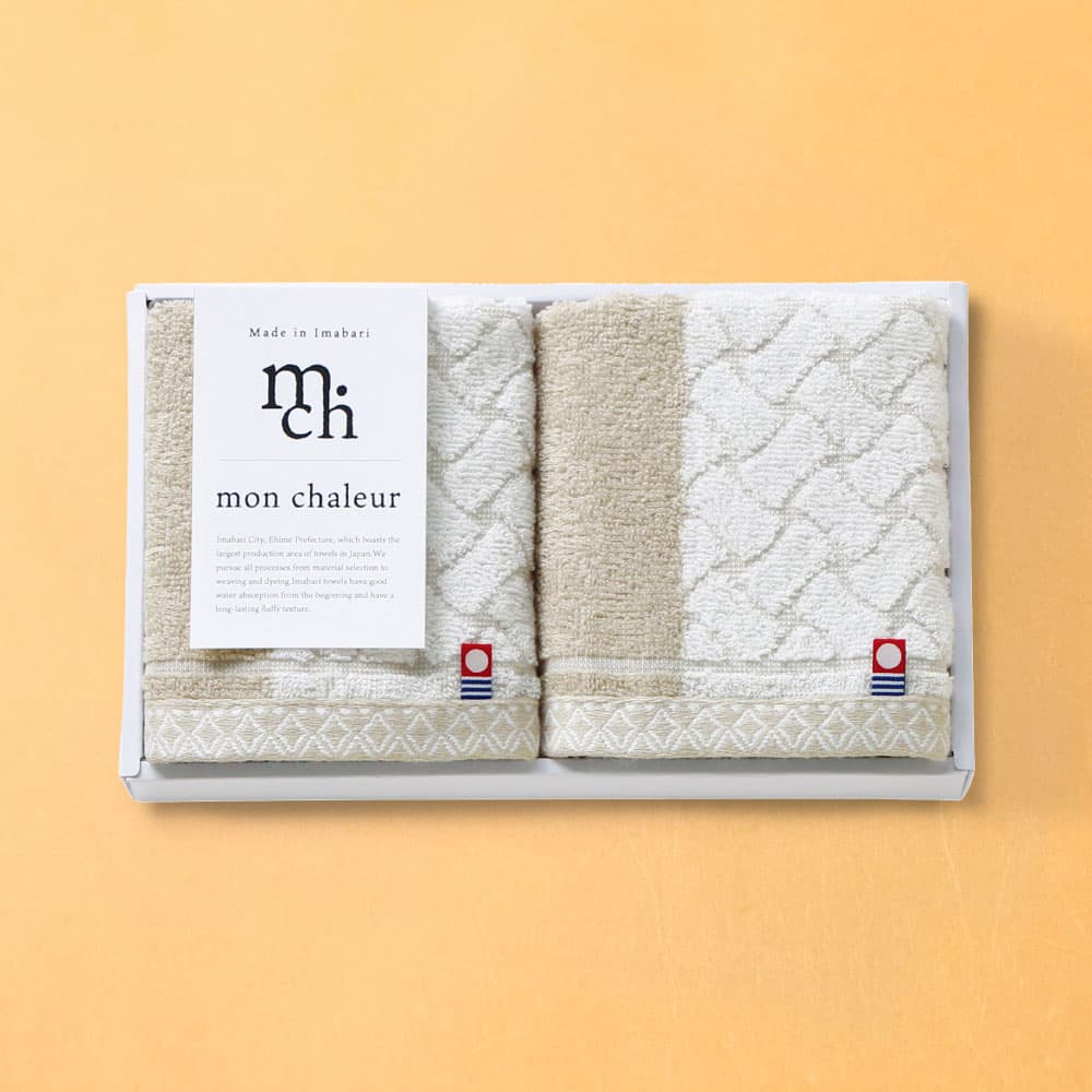 【MonChaleur】ウォッシュタオル2P