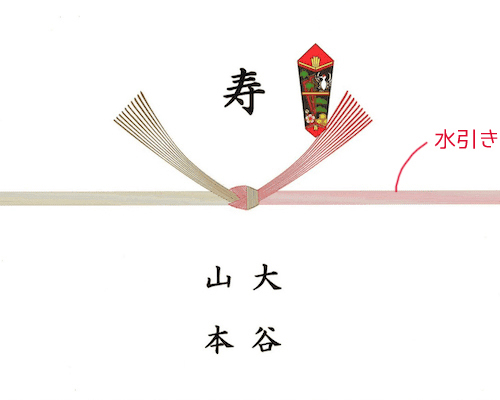 熨斗の水引き