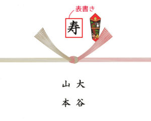 熨斗の表書き