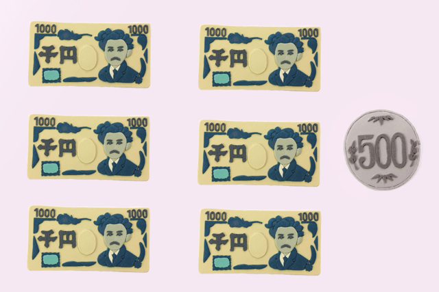 引き出物の平均は6500円