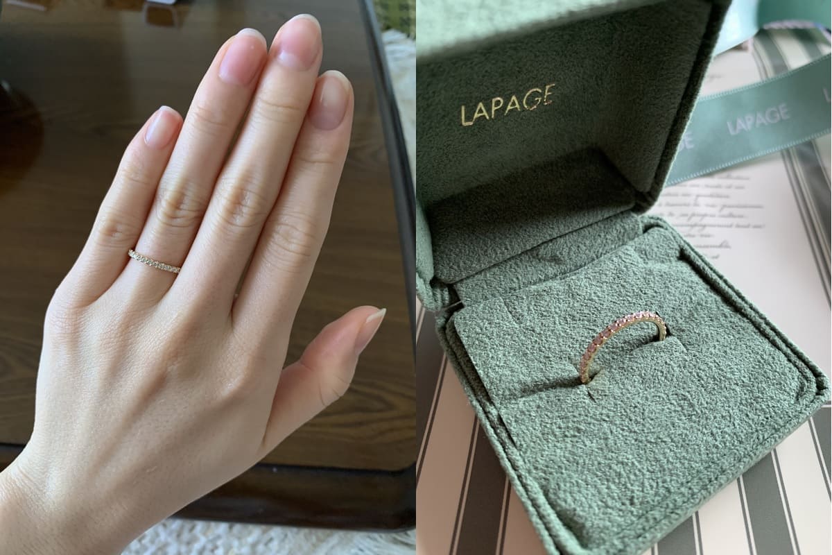 けいさんの結婚指輪と婚約指輪 LAPAGE(ラパージュ) の口コミ