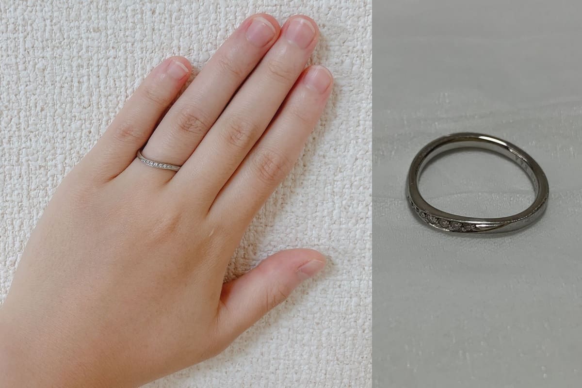 ohamuさんの結婚指輪（4℃）の口コミ