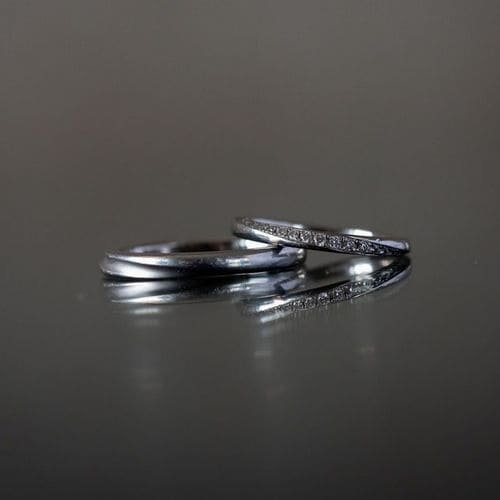 moeさんの結婚指輪（銀座ダイヤモンドシライシ）
