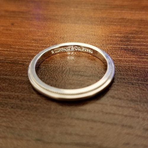 るしいるさんの結婚指輪(ティファニー)