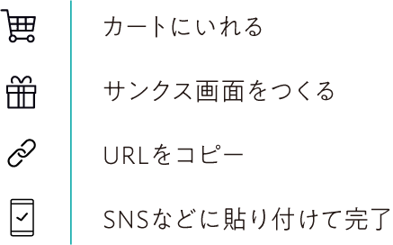 クレジットカード決済ならご注文後すぐにギフトを贈れます